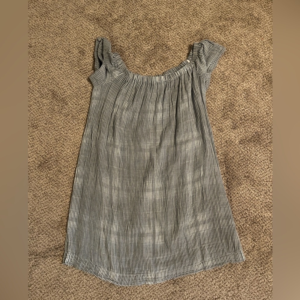 Cloth and Stone Blue and White Dress Women’s Large